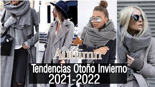 TENDENCIAS OTOÑO INVIERNO 2021-2022 MODA Y TENDENCIAS EN ABRIGOS Y