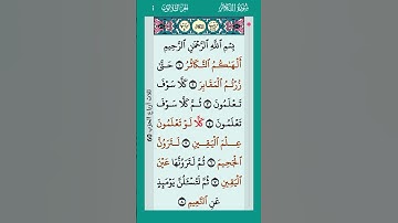 القرآن الكريم سورة التكاثر سعد الغامدي #القرآن_الكريم #راحة_نفسية #اطمئن