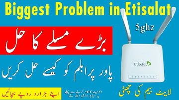 Biggest Problem in Etisalat Dir 803 Router - Wifi Networking - Muneer IT Expert