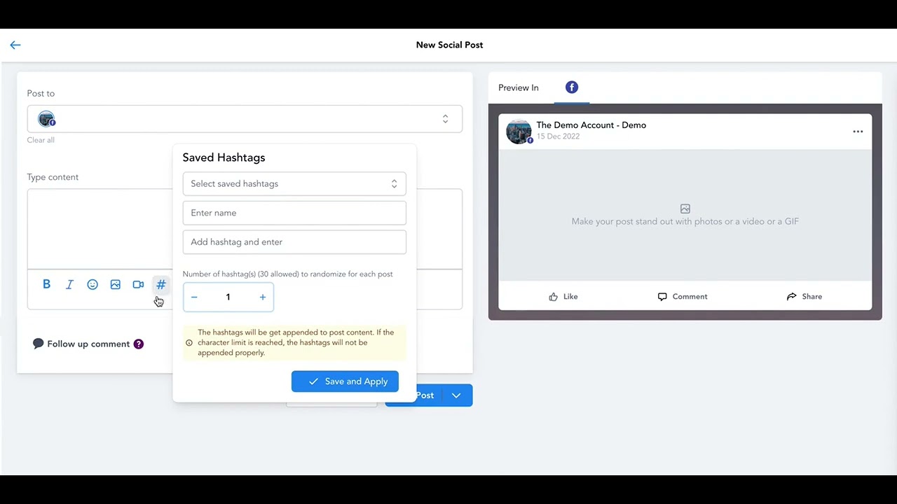 HighLevel Feature Update: Hashtag Groups in Social Planner