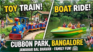 Exploring Bal Bhavan Cubbon Park With Family | Motor Boat & Toy Train! | Cubbon Park Bal Bhavan Tour