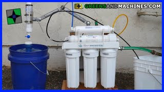Reverse Osmosis Hooked Up To Garden Hose