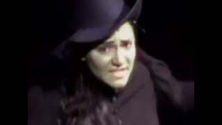 Shoshana Bean Defying Gravity (debut) Wicked Broadway Musical Janury 11, 2005