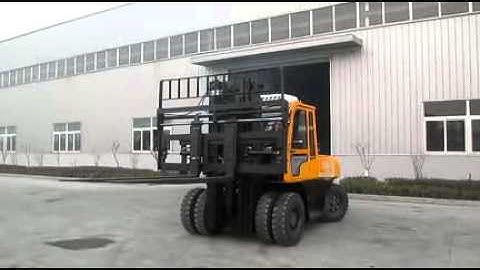 Operation of fork positioners and side shifter