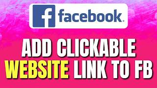 How To Add Clickable Website Link To Facebook Post Mobile | Share Clickable Website URL | Easy Guide