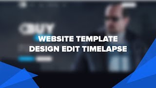 Editing a Website Template Timelapse screenshot 2