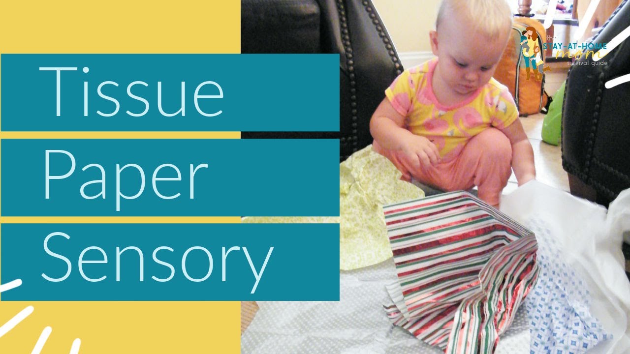 Tissue Paper Toddler Activity for Baby Play - YouTube