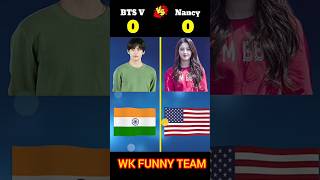 BTS V vs Nancy ? #vairal #trending #vs #compilation #BTS #Nancy #vs #?