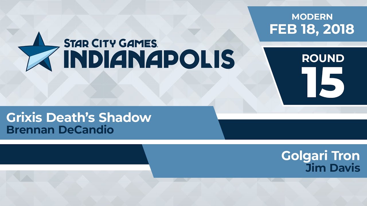 SCGINDY: Round 15 - Brennan DeCandio vs Jim Davis | Modern