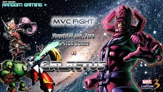 Mvc Fight - Tron Bonne, Viewtiful Joe & Zero Vs Galactus Mvc3