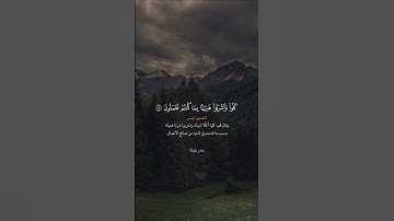 { إِنَّ ٱلۡمُتَّقِینَ فِی ظِلَـٰلࣲ وَعُیُونࣲ  } ٤١ سورة المرسلات ] بندر بليلة