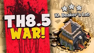Clash of Clans: "6 STARS IN WAR!" TOWNHALL 8.5 WAR... DEFENSE TOO!