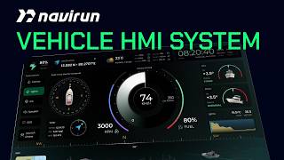 Navirun HMI System | Boat Dashboard UI with Rive (Vehicle HMI Design)