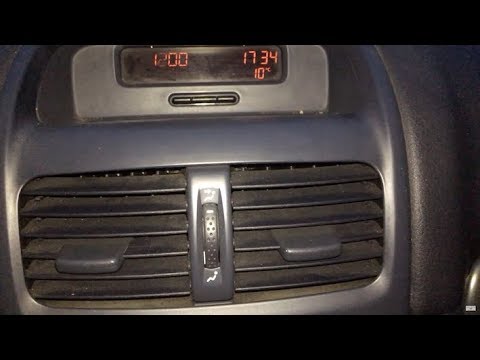 Renault Clio Radio code eingeben - Renault Clio radio code enter button