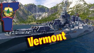 Meet The Vermont! Legendary American Battleship (World of Warships Legends)