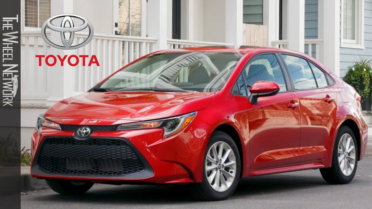 2020 Toyota Corolla Le Barcelona Red Metallic Exterior Interior Us