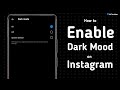 How to Enable Dark Mode on Instagram | Enable Dark Mode on Instagram | Instagram Tricks | MrTechkee