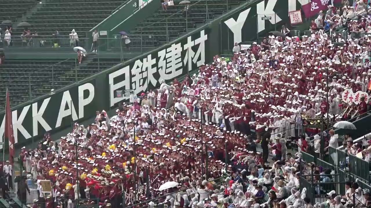 拓大紅陵 5回の応援 恒例の「勝利のテーマ」 - YouTube