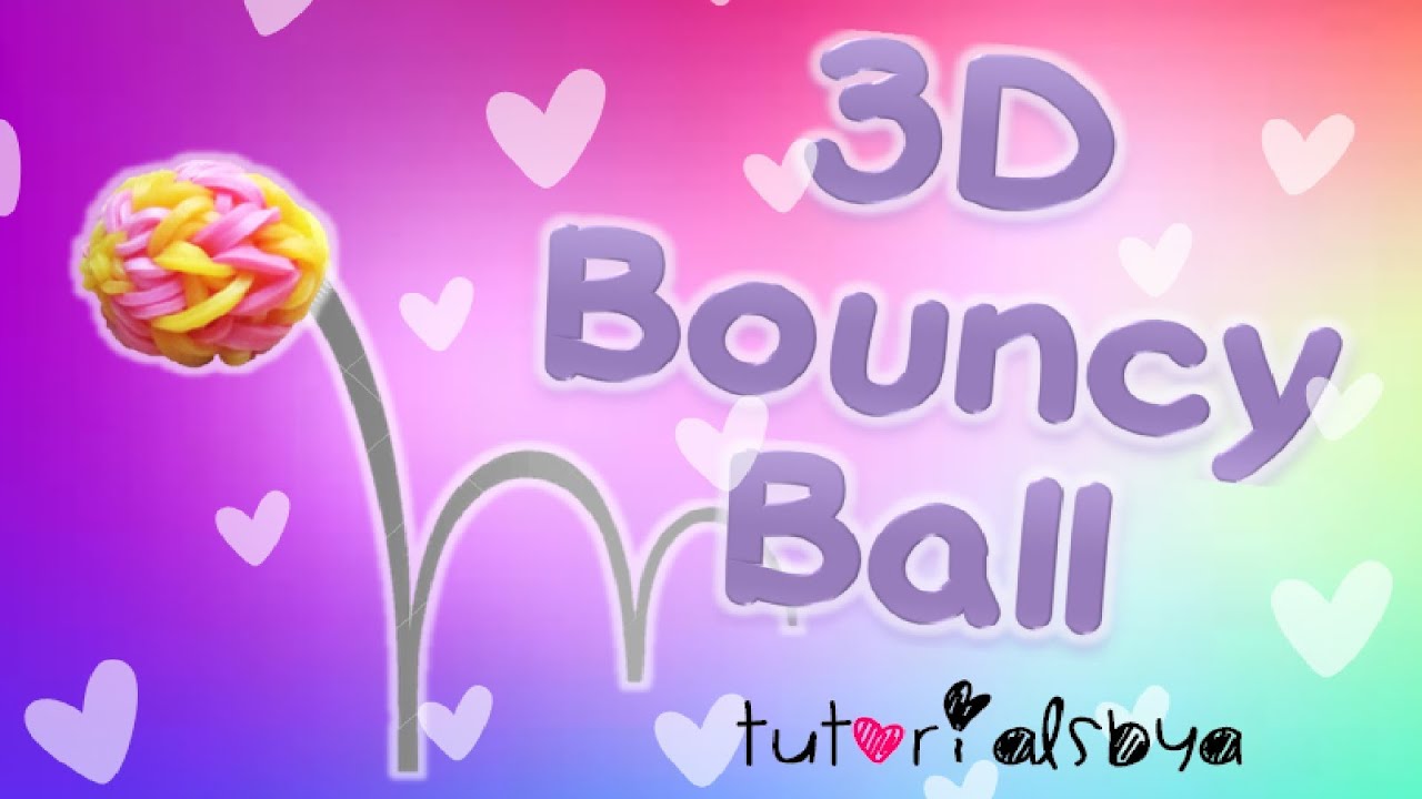 How to Make a Rainbow Loom Bands Bouncy Ball (With Captions) 