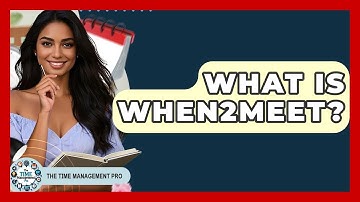 What Is When2meet? - The Time Management Pro