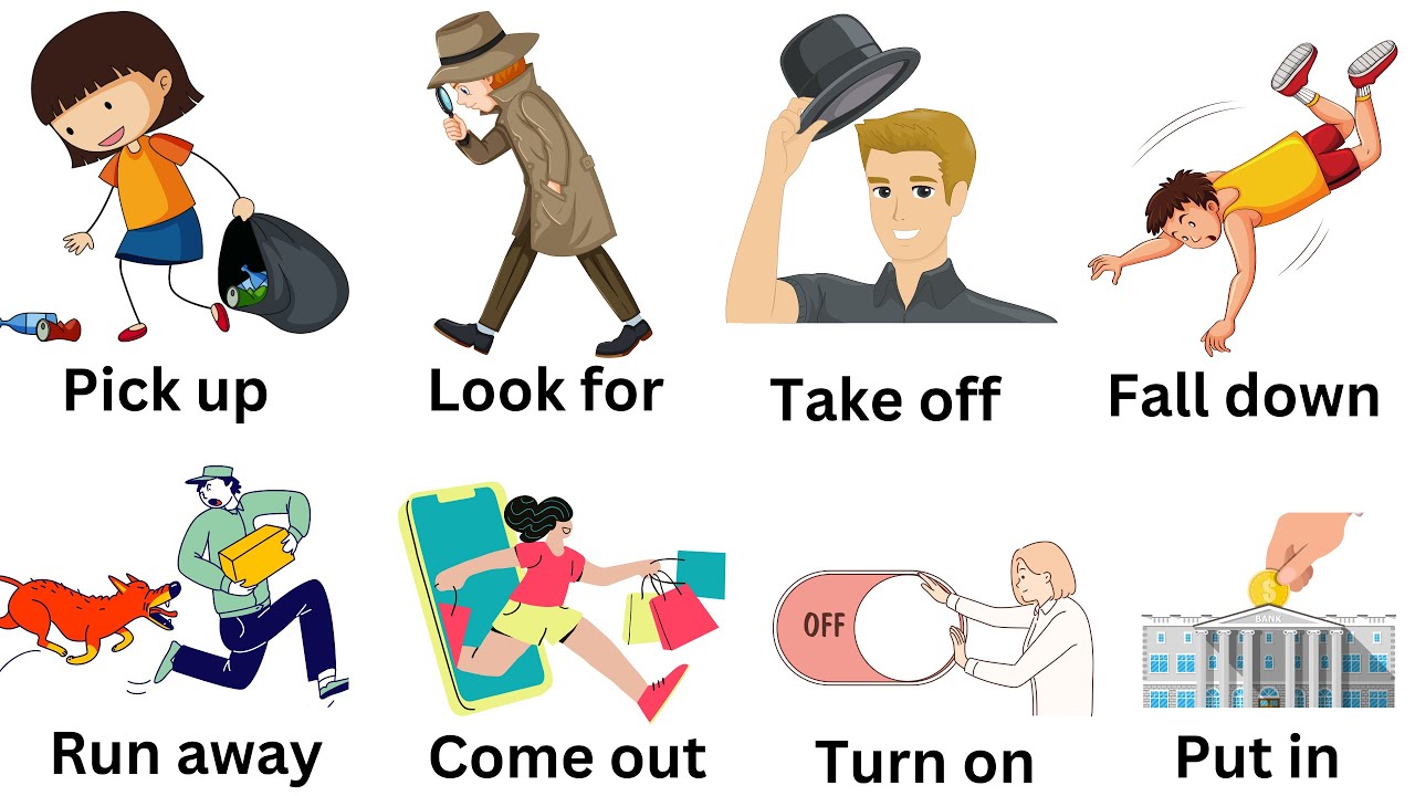 Phrasal Verbs English Vocabulary Phrasal Verbs In English English Practice Youtube