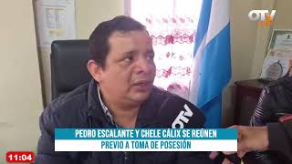 Pedro Escalante Y Chele Cálix Se Reúnen Previo A Toma De Posesión
