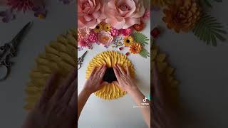 DIY Spring Craft, Paper Sunflower, Floral Decor, Paper Flowers, Crafts for Kids image