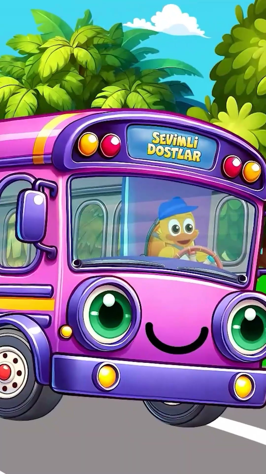 Bak Otobüs Geliyor? Hayvanlar Firarda? Sevimli Dostlar Bebek ve Çocuk Şarkıları #shorts