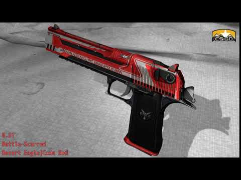 Desert Eagle Code Red - Skin Wear Preview