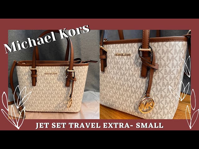 What Fits in Michael Kors Jet Set Travel Tote EXTRA SMALL Citrus 