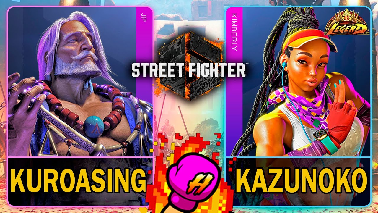 SF6 Kuroasing (JP) VS Kazunoko (KIMBERLY)🥊Street Fighter 6