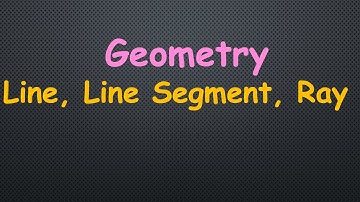 Line | Line Segment | Ray | Part 2 | Geometry