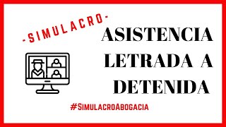 DETENIDA PASA A DISPOSICION JUDICIAL POR JUICIO RAPIDO | Simulacro | El Derecho claro