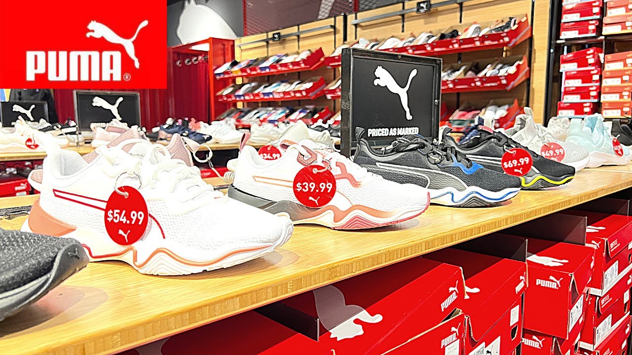 Bang om te sterven bestuurder voor PUMA OUTLET SALE UP to 70% OFF | SHOP WITH ME - YouTube