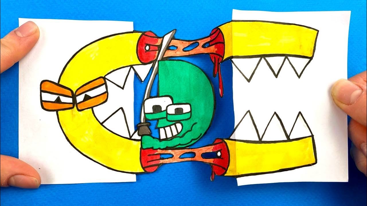 Drawing Letter С. Alphabet Characters DIY. How To Draw Alphabet Lore