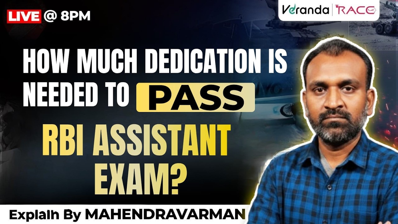 How much dedication is needed to pass the RBI Assistant exam? | BY MAHENDRAVARMAN