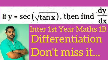 problem on Differentiation in telugu@maths naresh eclass