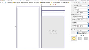 3ios11 xcode9 swift4 tableviewcontroller dynamic to static cells