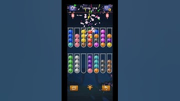 Color Ball Sort Puzzle Level 169 Solution #shorts