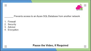 Azure Data Fundamentals Practice Question 44 || #AzureDataFundamentals #DP900