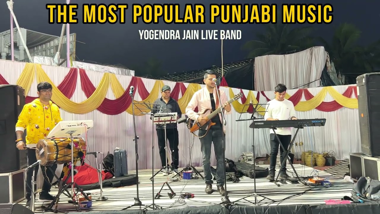 THE MOST POPULAR PUNJABI MUSIC  Performing With Yogendra Jain Live  Janny Dholi