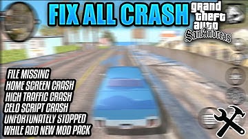 How to Fix All 🔧Crash in GTA SA Android - Hindi