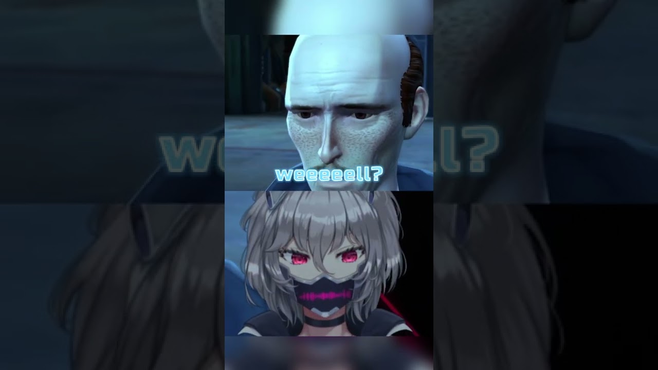 VTuber Flirts With Bald Guy in Star Wars 