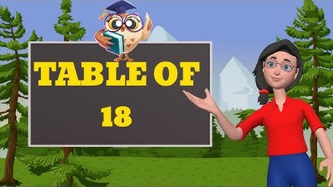💡Table of 18 for Kids: Learn the 18 Multiplication Table Easily🤩|  Math Magic! Learn the Table of 18