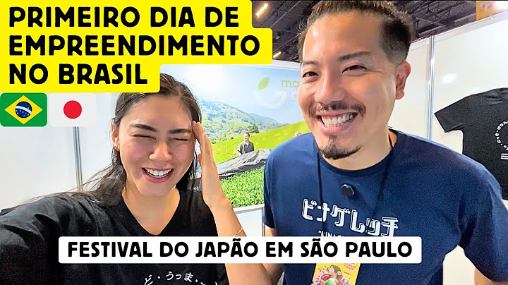 First day of business in Brazil - Japan Festival in São Paulo
