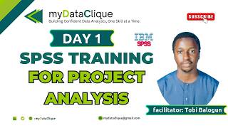 SPSS training for project analysis | Day 1