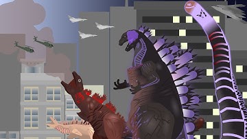 EVOLUTION #of #SHIN GODZILLA#Size Comparison_#BasilosaurusChannels#battle