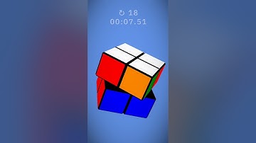2x2 Rubiks Cube Solved in 13 Seconds Virtual Cube #rubicks #puzzle #cube #cubber #rubikscube #cubing