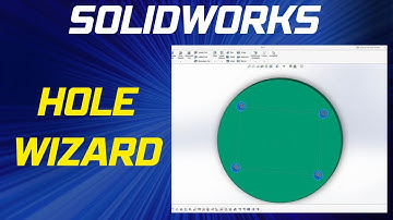 Hole Wizard SolidWorks Tutorial for Beginners