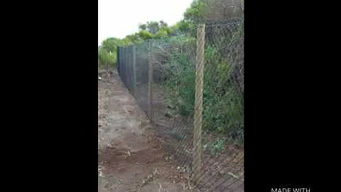 DIY - Fence installation  - The Beach House Hub (PTY) Ltd